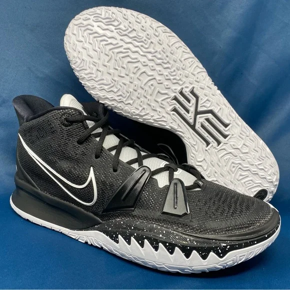 Nike Kyrie 7 Team TB White Black Basketball Shoes Men's Size 15 (DA7767-001)